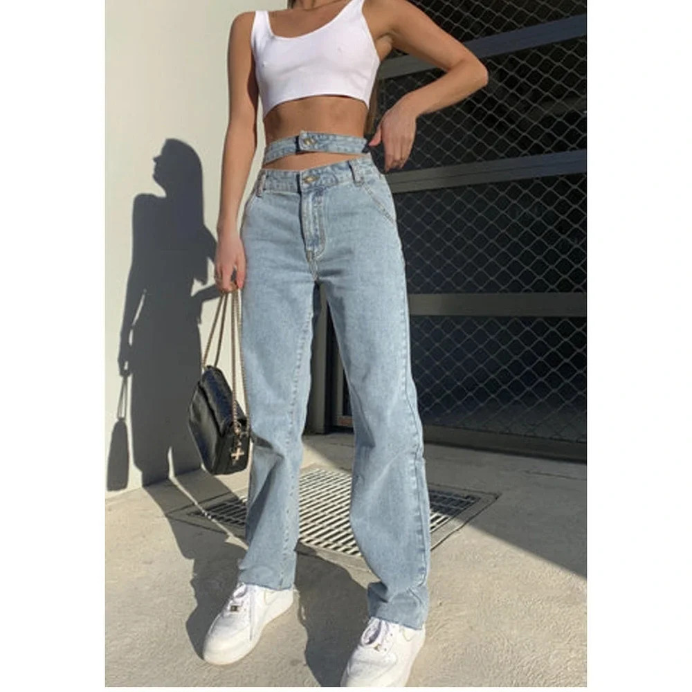 Lioness Nothing But A Dream Jeans High Cut Out Waist‎ Size Medium